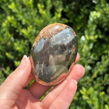 Pyrite + Golden Healer Palm Stone L