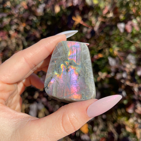Mini Pink & Purple Labradorite Freeform G