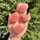 Rose Calcite Hearts