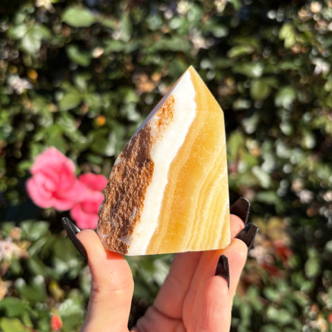 Orange Calcite Tower F