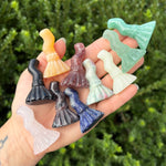 Mini Witch Broom Carvings