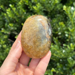 Golden Healer + Pyrite Palm Stone F