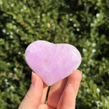 Pink Aragonite Heart B