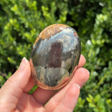 Pyrite + Golden Healer Palm Stone L