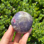 Unicorn Stone Lepidolite Palm Stone A