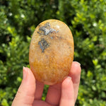 Golden Healer + Pyrite Palm Stone E