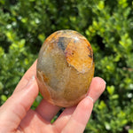 Golden Healer + Pyrite Palm Stone H