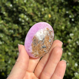 Pink Aragonite Palm Stone E
