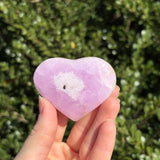 Pink Aragonite Heart B