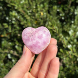 Pink Aragonite Heart I
