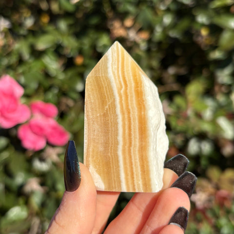Orange Calcite Tower G