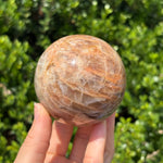 Peach Moonstone Sphere D