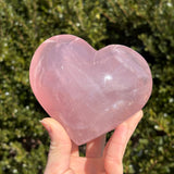 XL Shimmery Star Rose Quartz Heart B