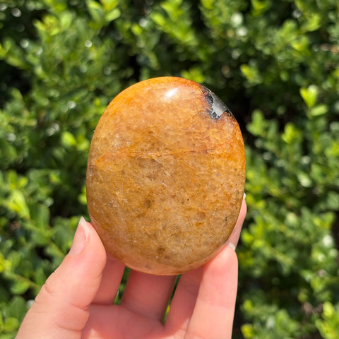 Golden Healer + Pyrite Palm Stone C