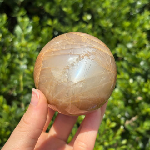 Peach Moonstone Sphere A