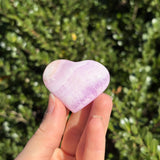 Pink Aragonite Heart H