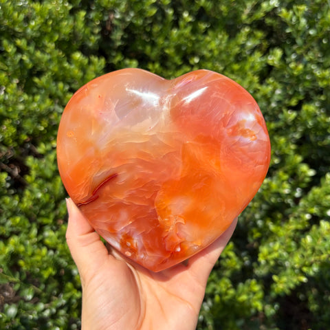 Jumbo Carnelian Heart