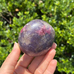 Unicorn Stone Lepidolite Palm Stone A