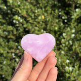 Pink Aragonite Heart D