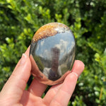 Pyrite + Golden Healer Palm Stone M