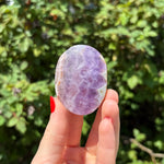 Amethyst Agate Palm Stone K