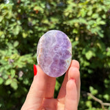 Amethyst Agate Palm Stone K