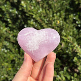 Pink Aragonite Heart A