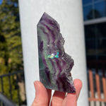 Rainbow Fluorite Tower H