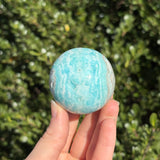 Blue Aragonite Sphere E