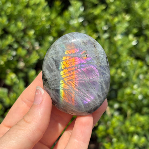 Rainbow Labradorite Palm Stone G