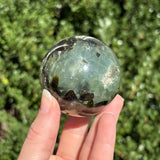 Prehnite w/ Epidote Sphere B