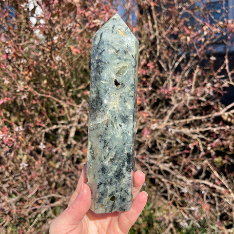 XL Prehnite Tower