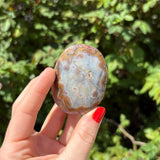 Amethyst Agate Palm Stone C