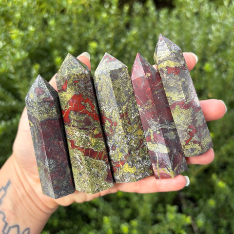 Dragon’s Blood Jasper Towers