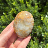 Golden Healer + Pyrite Palm Stone J