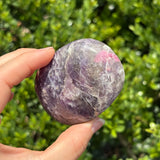 Unicorn Stone Lepidolite Palm Stone C