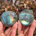 Flashy Labradorite Palm Stones
