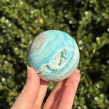 Blue Aragonite Sphere B