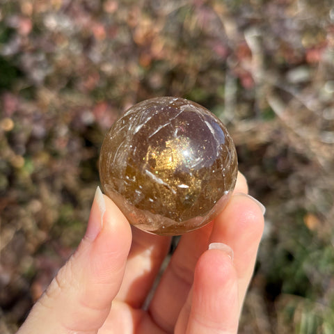 Natural Citrine Mini Sphere A