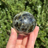 Prehnite w/ Epidote Sphere C