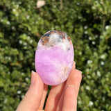 Pink Aragonite Palm Stone F