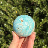 Blue Aragonite Sphere C