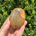 Golden Healer + Pyrite Palm Stone H