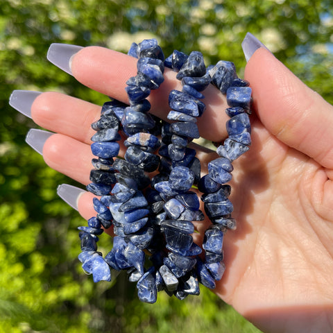 Sodalite Chip Bracelets