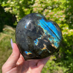 Shimmery Labradorite Heart