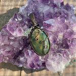 Bloodstone Christmas Pendant
