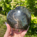 Shimmery Labradorite Heart