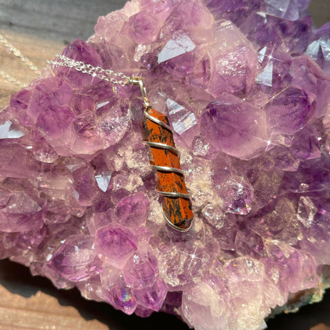 Mahogany Obsidian Pendant