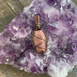 Rhodonite Coffin Pendant