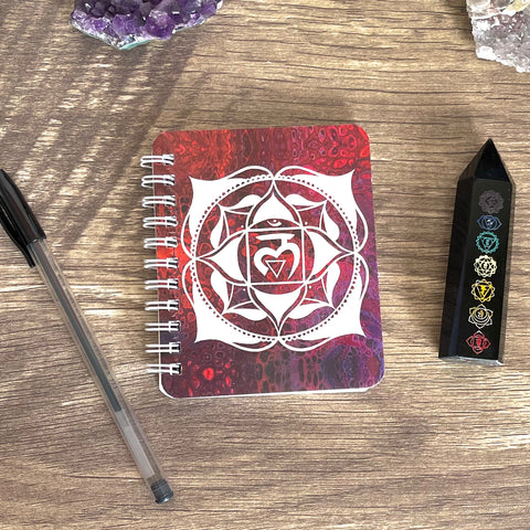 Root Chakra Mini Notebook – Cosmic Geology Crystals